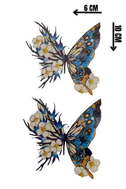 Barly Geçici Kelebek Figürlü Dövme Tattoo