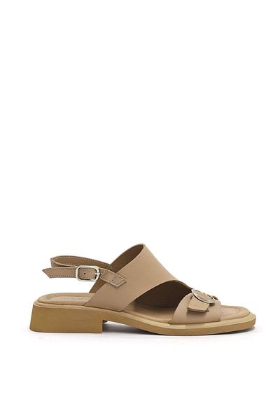 NILUFARR Miranda Nude - Genuine Leather Women's Sandals