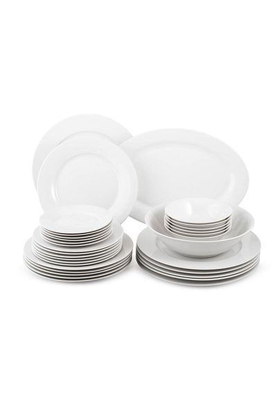 Dania 32-piece white dinner set