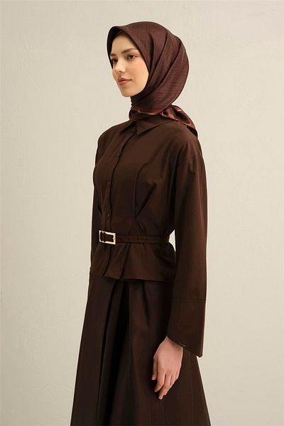 Armine Φουλάρι με σχέδιο από καθαρό μεταξωτό Twill Μοντέλο: 9301-81
