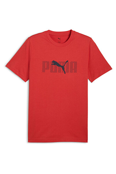 Puma T-shirt Puma Ess Logo Lab Tee, Red, Men