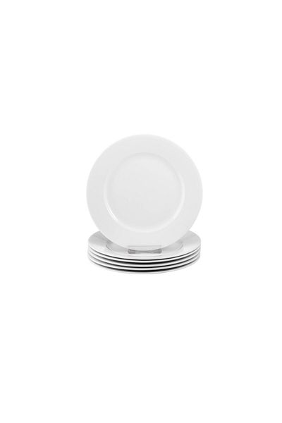 Dania A set of flat plates for sweets and fruits, 6 pcs