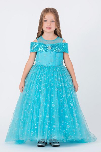 Pamina Blue Elsa Dress 3-7 Years for Girl Dress
