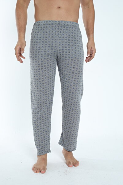 DONEX 3^lü Pamuklu Ince Nefes Alan Kumaş Baskılı Erkek Pijama Altı