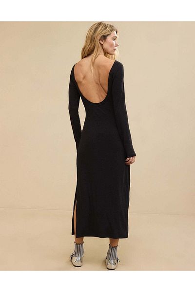AMERICAN EAGLE Aerie Bodycon Low Back Maxi Dress