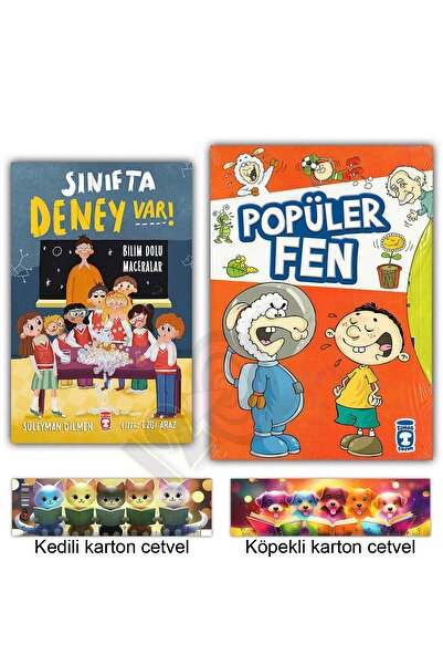 Timaş Çocuk Sınıfta Deney Var Bilim Dolu Maceralar Popüler Fen Seti (5 kitap)(3. 4. 5. Sınıf)