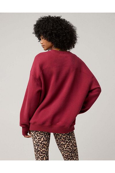 AMERICAN EAGLE Offline By Aerie Cloud Fleece Crewneck Sweatshirt