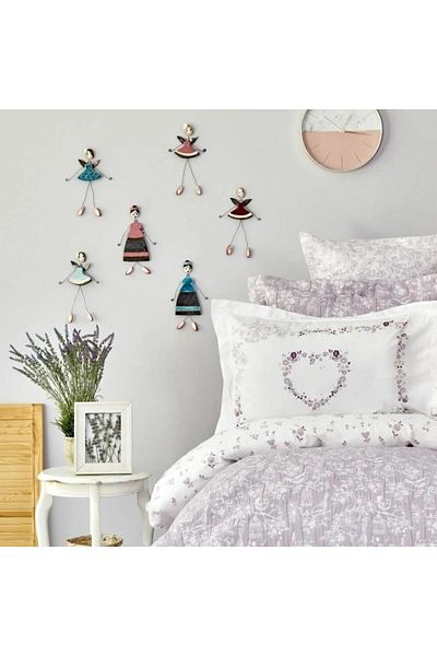 ÇIRPAN EV Karaca Home Birdy Lila Single Bed Cover