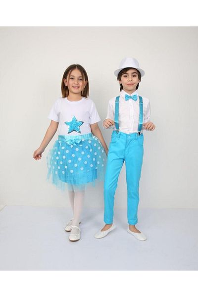 YCN GİYİM Boy's Bottom Top Tshirt Pants Suit April 23