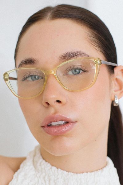 Bilge Karga Hayrish Yellow Leopard Blue Light Protective Glasses