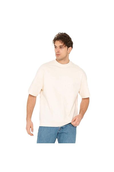 Jack & Jones Men's T-shirt Jack&Jones Jorsantorini - 12251774   Buttercream White
