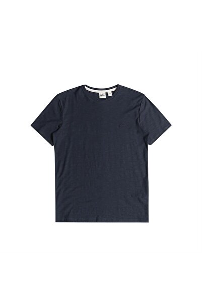 Quiksilver Mornarsko plava muška T-shirt - Slub okrugli izrez, Eqykt04337-byj0