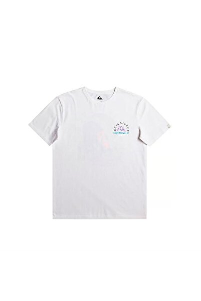 Quiksilver Ανδρικό λευκό μπλουζάκι OriginalBarrel M Tees - Eqyzt07226-wbb0