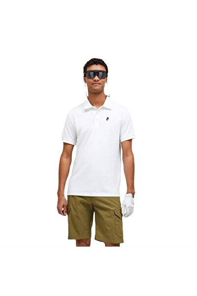 Salomon Vespar Polo Men's T-shirt - Peak Performance M, G 79491010 White