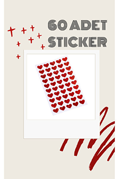 The Cloudish Shop 60 de bucăți autocolante de protecție - etichete roșii impr...