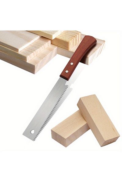 Choice 1set Hand Flush Cut Saw Wooden Handle Flat Accurate Woodworking Trim Tool for Garden Pruning Carpent