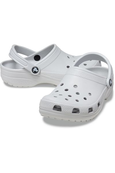 Crocs Unisex Classic Gray Slippers