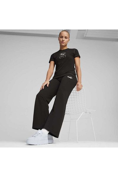 Puma Essentials Straight Women's Black Tights