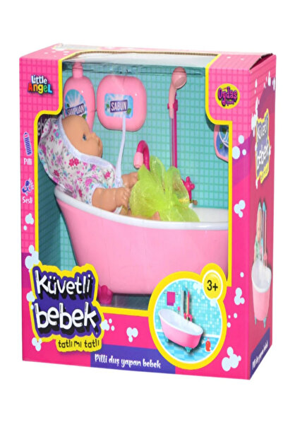 babydoor Toys 2605 Sesli ve Pilli Küvette Duş Yapan Bebek