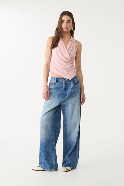 Stradivarius Draped crossover top