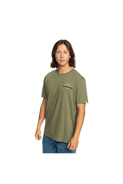 Quiksilver Ανδρικό πράσινο μπλουζάκι Arched Type Ss Eqyzt07717-17036