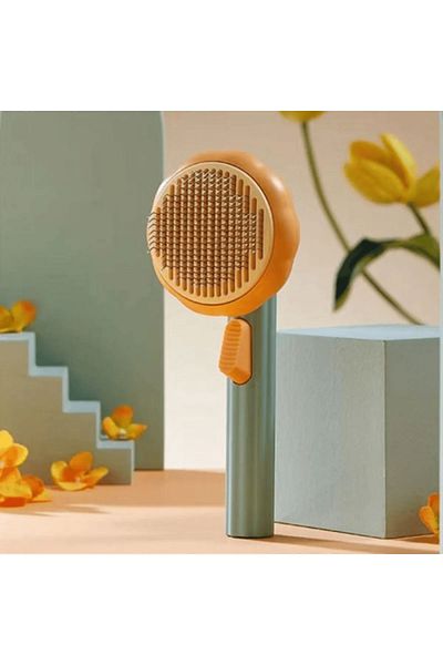 Pribor Cat and Dog Pumpkin Design Pet Comb