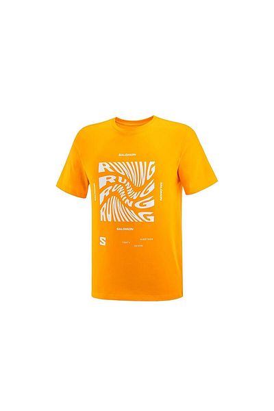 Salomon Тениска за бягане Erkek Graphic - M, Lc2219100 Сари