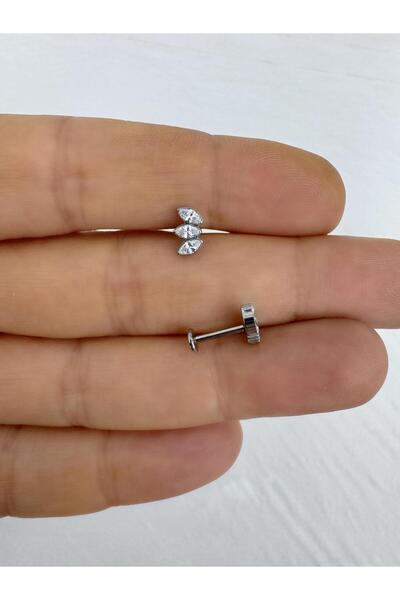 Arescollection 1 adet G23 TİTANİUM ( TİTANYUM) HELİX TRAGUS CONCH UYUMLU PİERCİNG