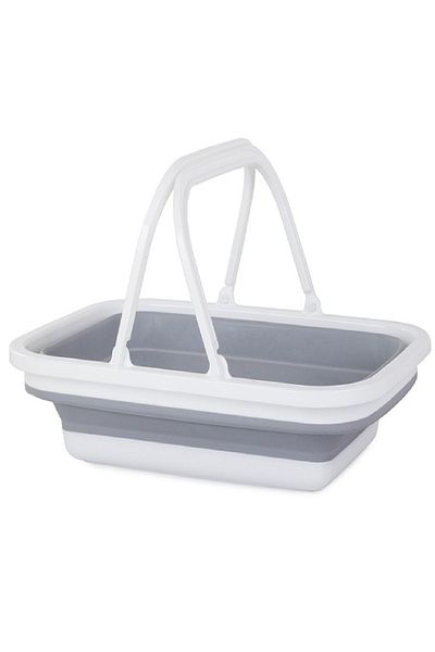 Dükkanönü Multi-Purpose Basket Saddle with Folding Handle 17 Liter Basket
