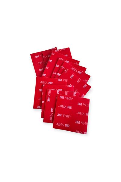 Polin 3m Square Double Sided Tape 30X30Mm Pack of 10