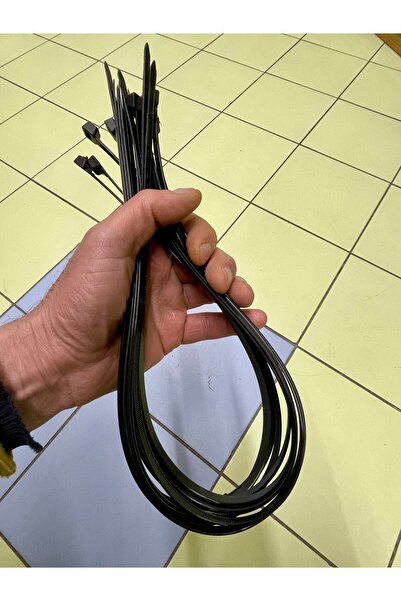 canh Cırt kelepçe 65 cm 10 adet siyah plastik kablo bağı
