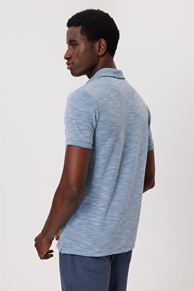 Lee Cooper Ανδρικό μπλουζάκι Jake με λαιμόκοψη παστέλ μπλε