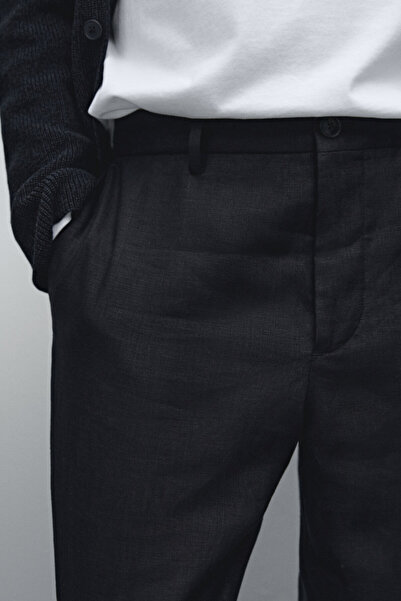 Massimo Dutti %100 keten klasik pantolon