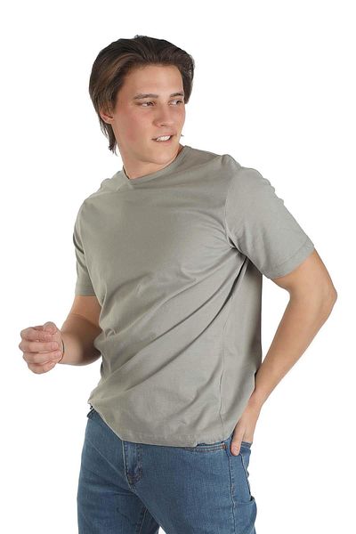 Lee Cooper Ανδρικό μπλουζάκι Marelo 100% βαμβακερό O λαιμό χακί