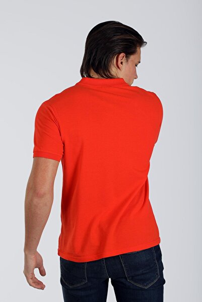 Lee Cooper Twins 1 Men's 100% Cotton Pique Polo Neck T-Shirt Coral