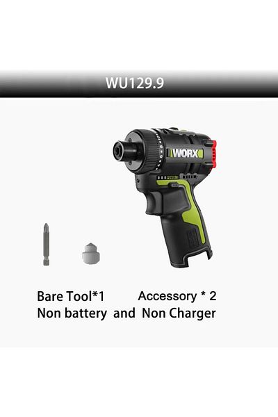 Choice WU129-9 WORX 12V Brushless Driver Electromechanical Drill WU129 Lithium Battery Screwdriver Multifun