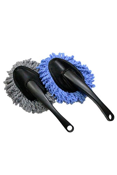 Choice Gray 1pcs Car Wash Brush Car Cleaning Mop Microfiber Dust Clean Brush Auto Interior and Exterior Cle