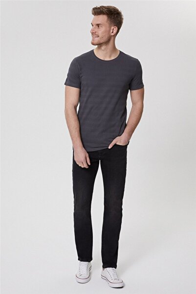 Lee Cooper Ανδρικό μπλουζάκι Baines 100% βαμβακερό με λαιμόκοψη ποδηλάτου, σκ...