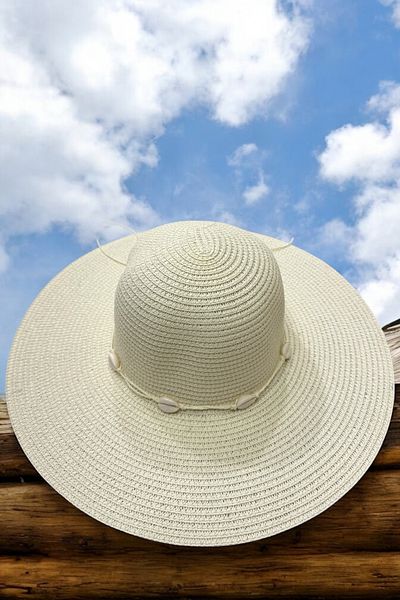 OWOW HAT Cream Straw Hat