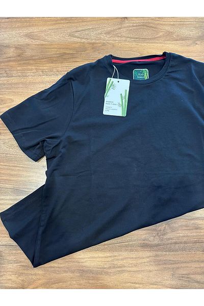 Jiber Ανδρικό μπλουζάκι Comfort Casual από ύφασμα μπαμπού με κοντό μανίκι