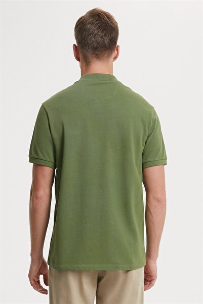 Lee Cooper Ανδρικό μπλουζάκι με λαιμόκοψη από 100% βαμβάκι Twins, πράσινο