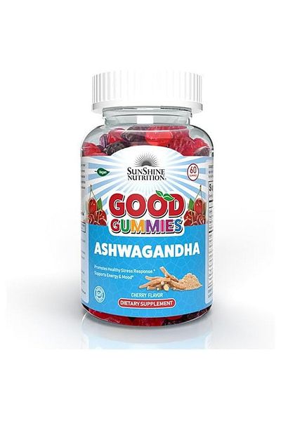 Sunshine Nutrition Nutrition Good Gummies Ashwagandha - Cherry Flavor - 60 Pcs