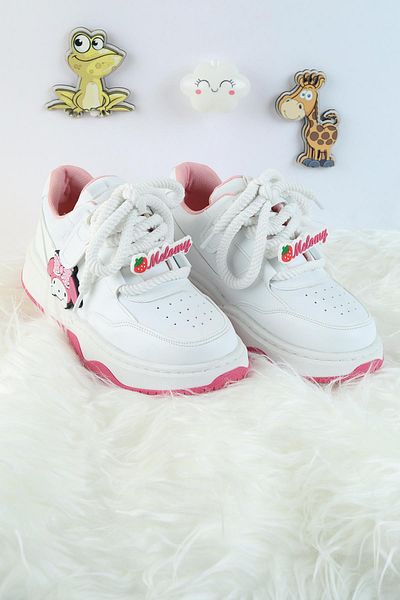 Moda Lime Pantofi sport unisex pentru copii Kuromi Design special Pantofi cu cravată și velcro
