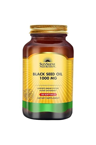 Sunshine Nutrition زيت الحبة السوداء المغذي 1000 ملجم - يعزز صحة البشرة، 100 ...