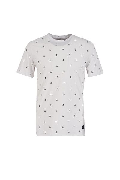 Lee Cooper Ανδρικό μπλουζάκι Berry 100% βαμβακερό λαιμόκοψη λευκό