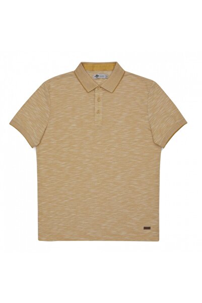 Lee Cooper Men's Pastel Yellow Polo Neck Tee-Shirt