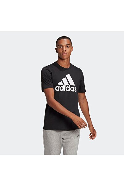 adidas Ανδρικό T-Shirt Black Essentials - Big Logo, Gk9120