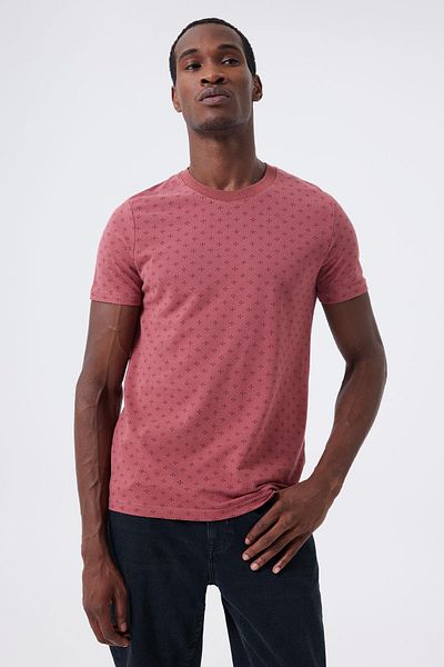 Lee Cooper Ανδρικό μπλουζάκι με λαιμόκοψη Polo - Dusty Rose, Polite 1