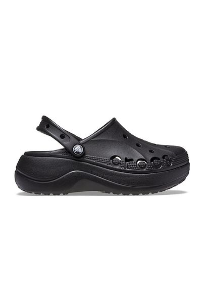 Crocs Platform Clog Γυναικεία Σανδάλια - Μαύρα 208186 -001