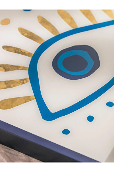 LC Waikiki LCW HOME Karışık Göz Baskılı Dekoratif Tepsi 33x33 Cm